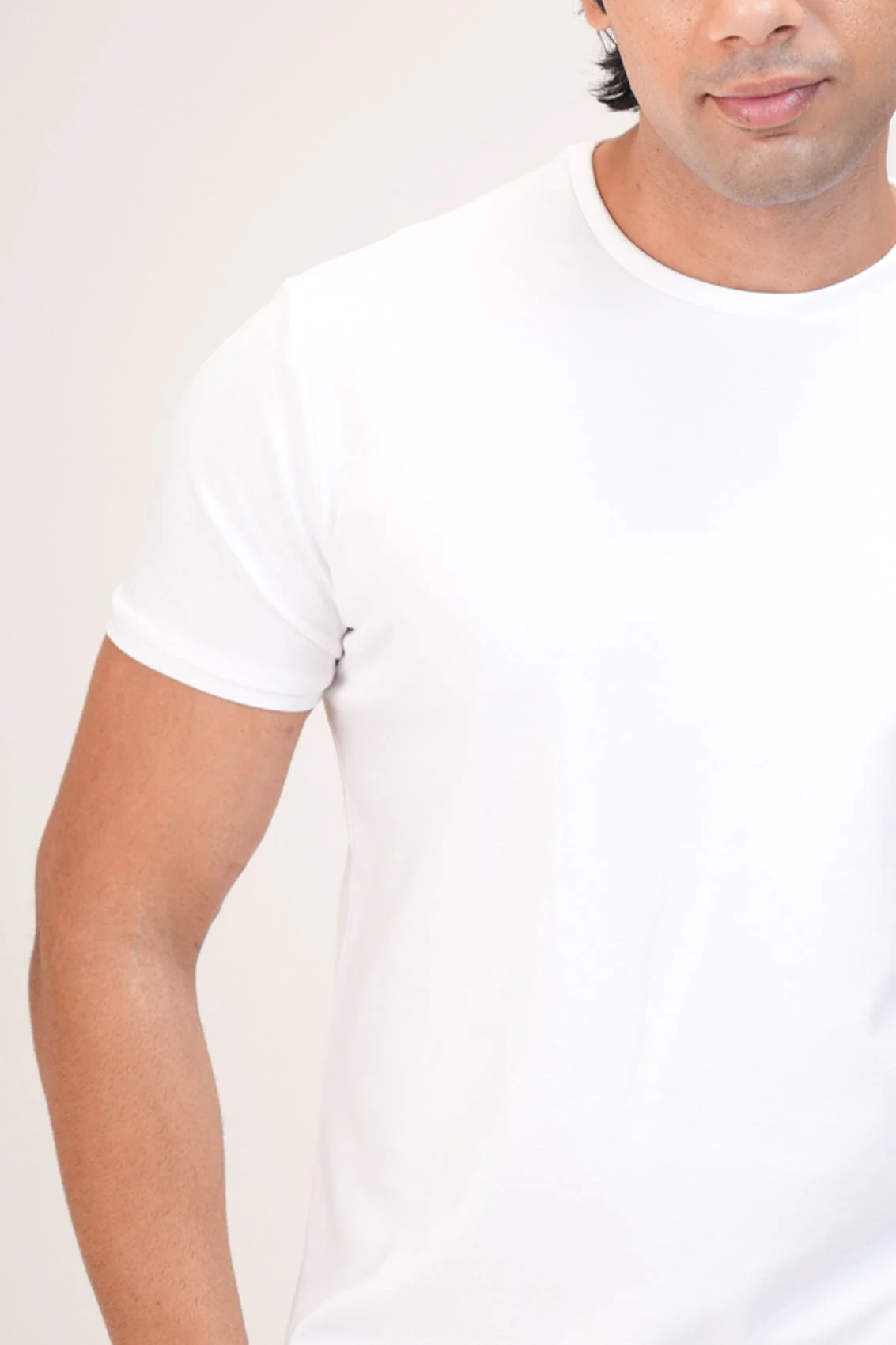 Absolute Cotton Crew - Pearl White - Image 3