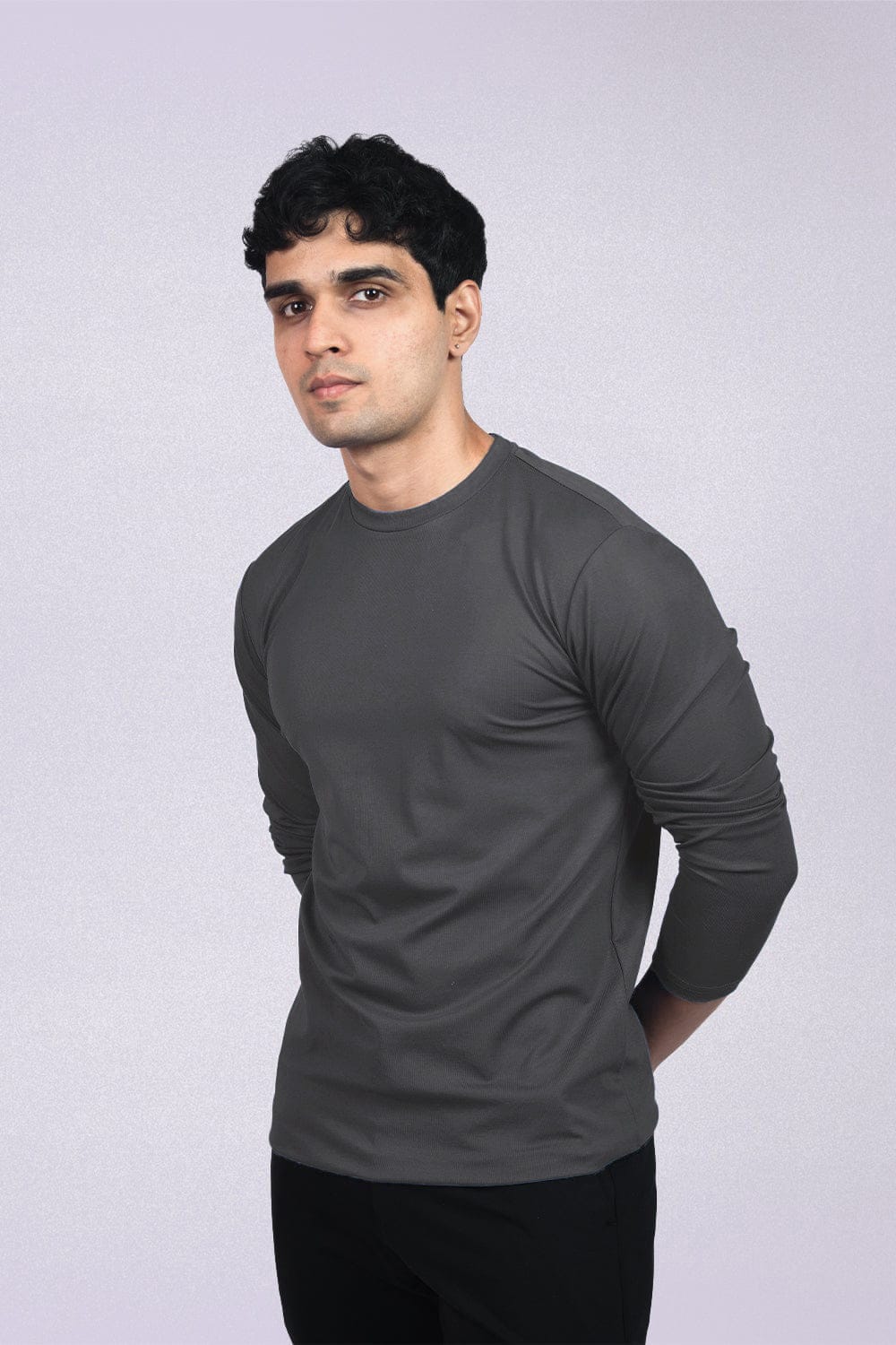 Absolute Crew Full Sleeves- Dark Grey - Image 3