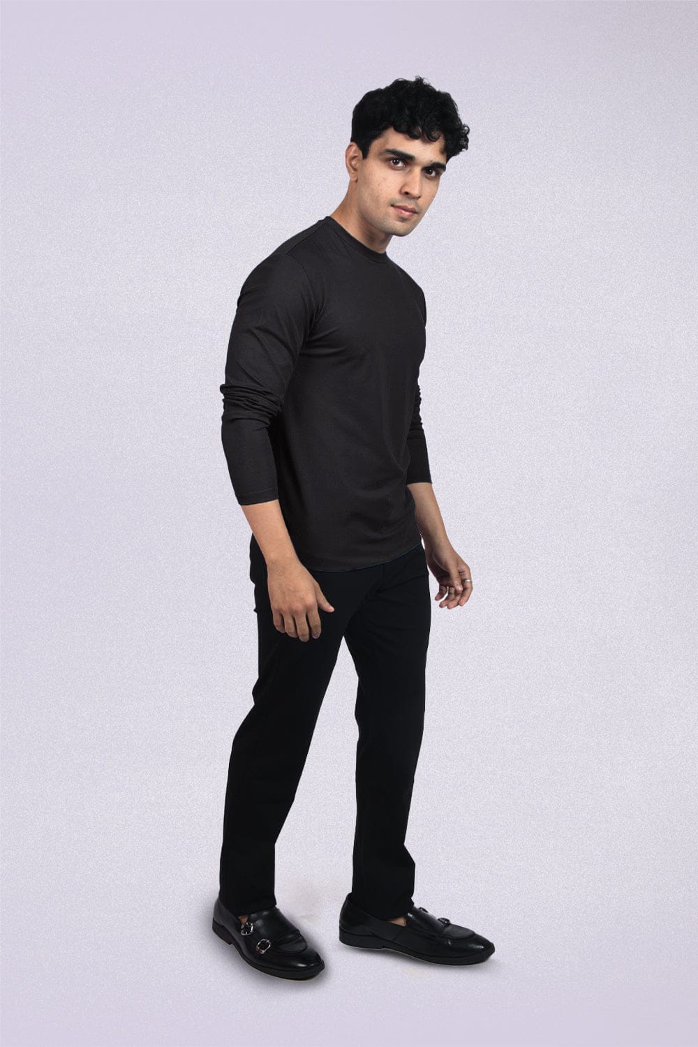 Absolute Crew Full Sleeves- Midnight Black - Image 3