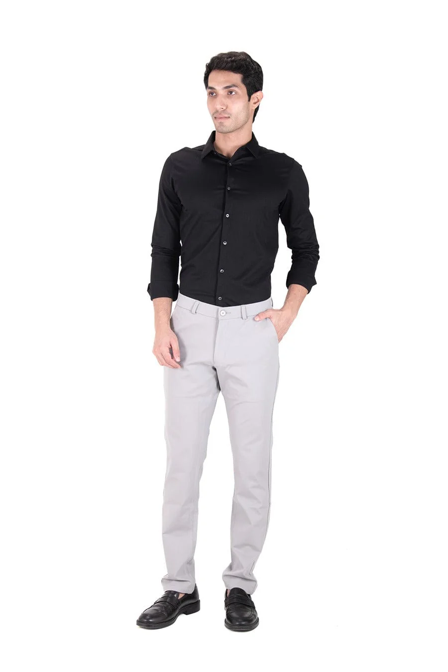 Cardinal Dobby Shirt - Coal Black - Image 4