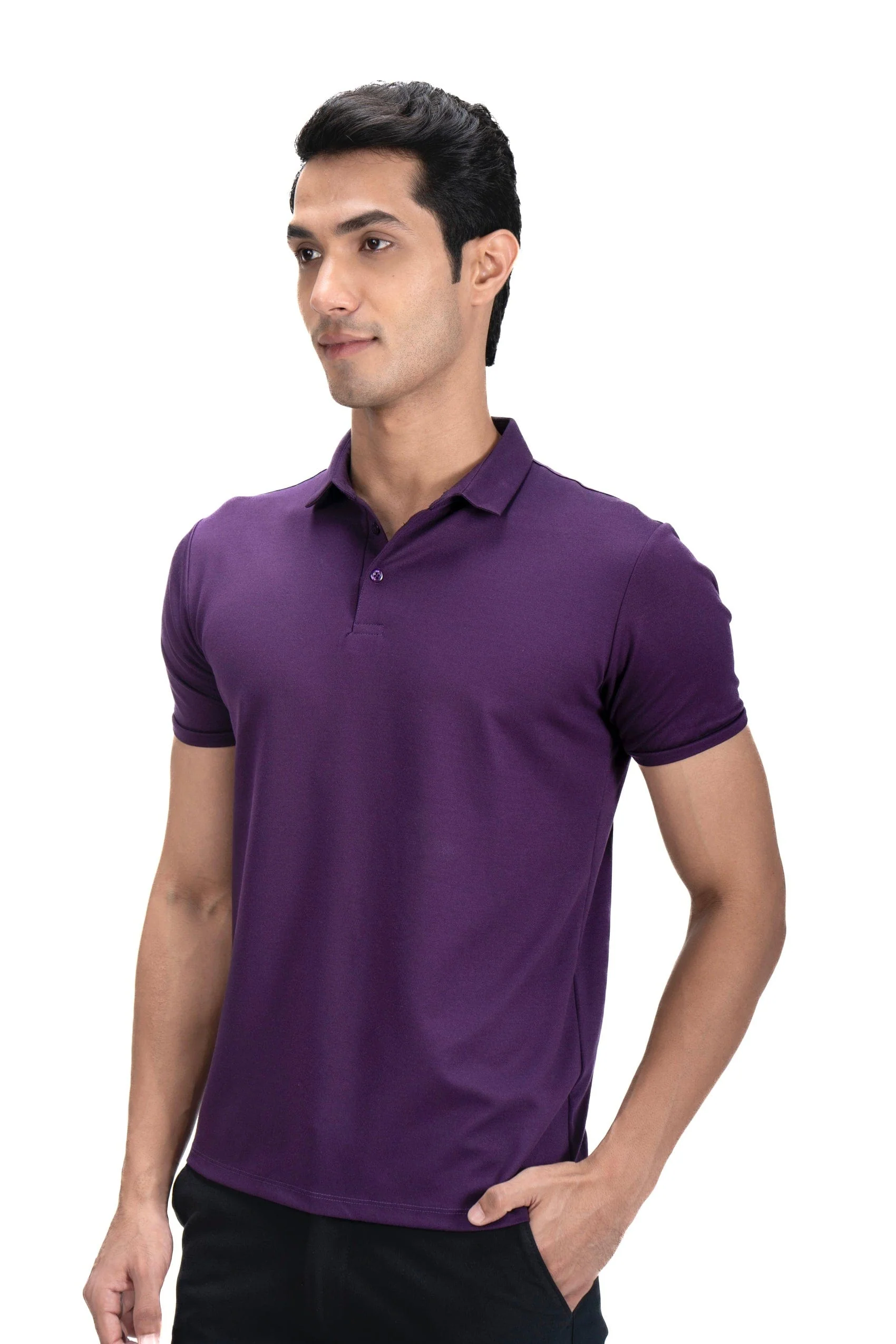 Cardinal Polo Twill- Mulberry Wine - Image 2