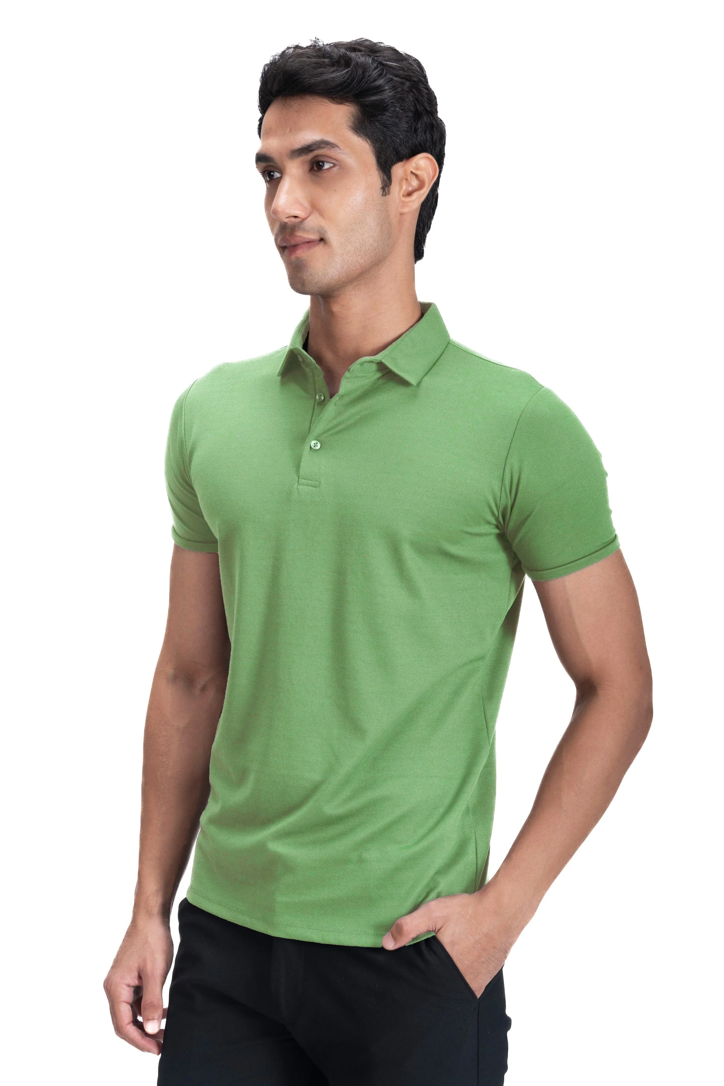 Cardinal Polo Twill- Basil Green - Image 3