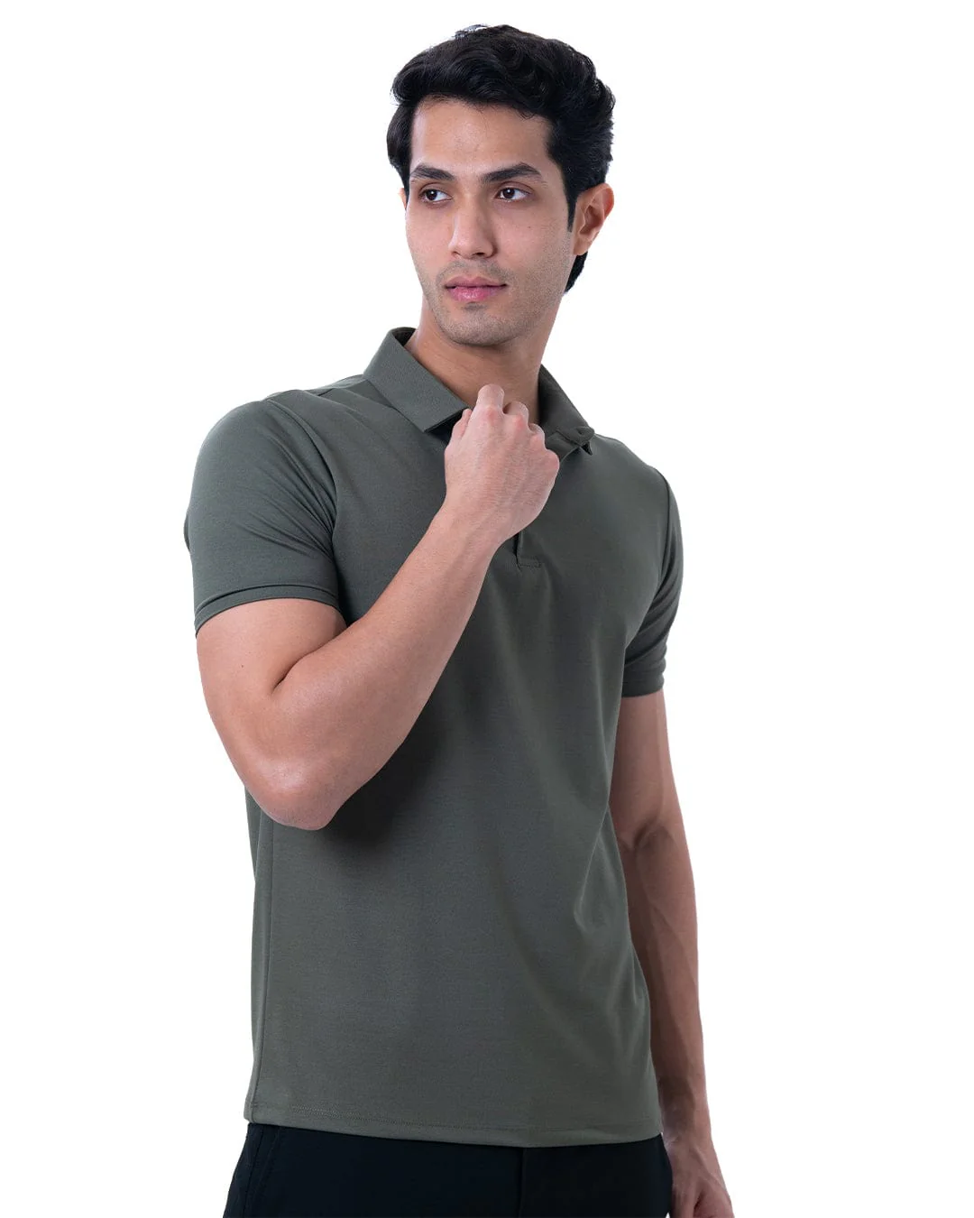Cardinal Polo Twill- Exotic Olive - Image 4