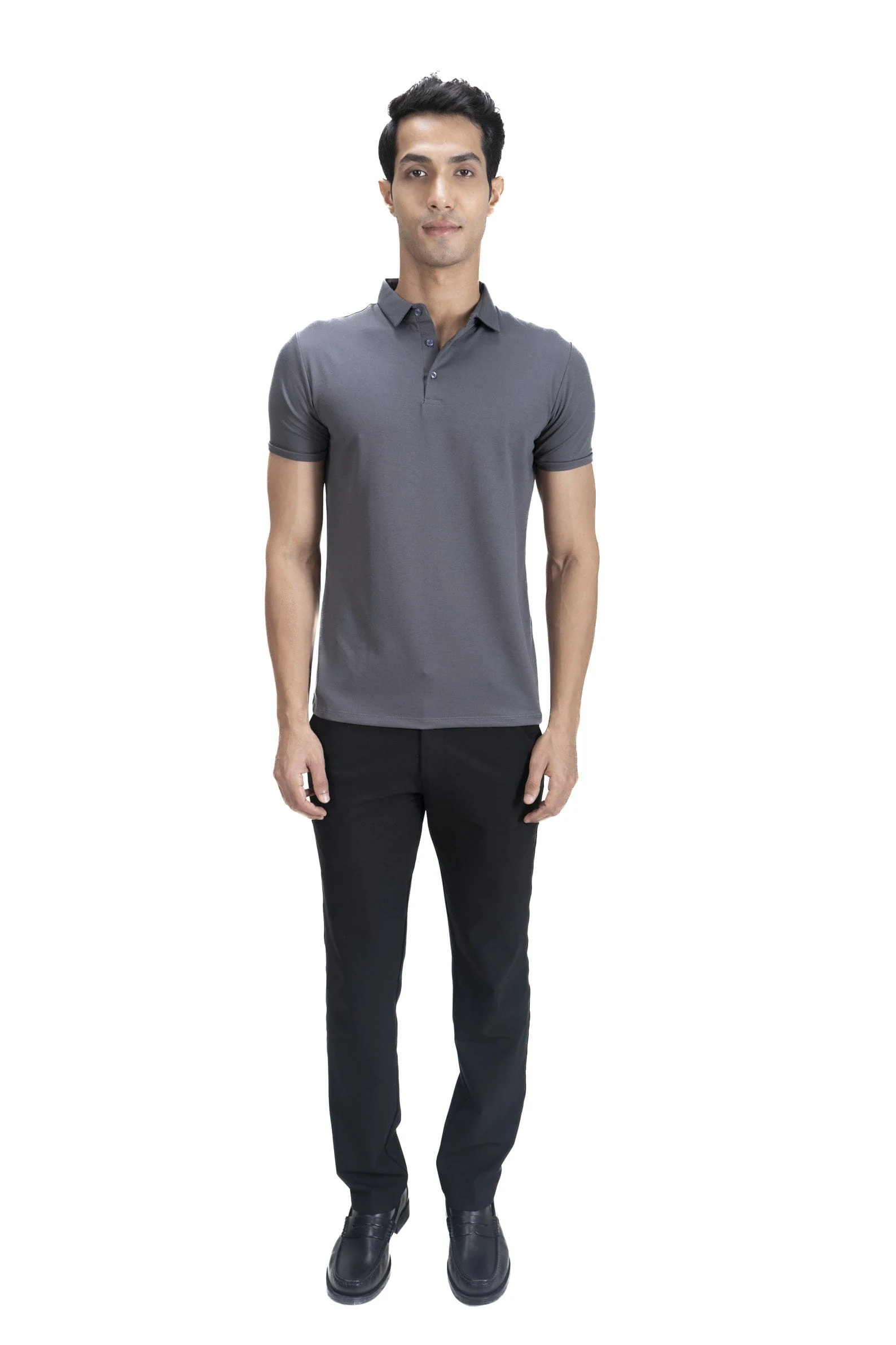 Cardinal Polo Twill- Gunmetal Grey - Image 4
