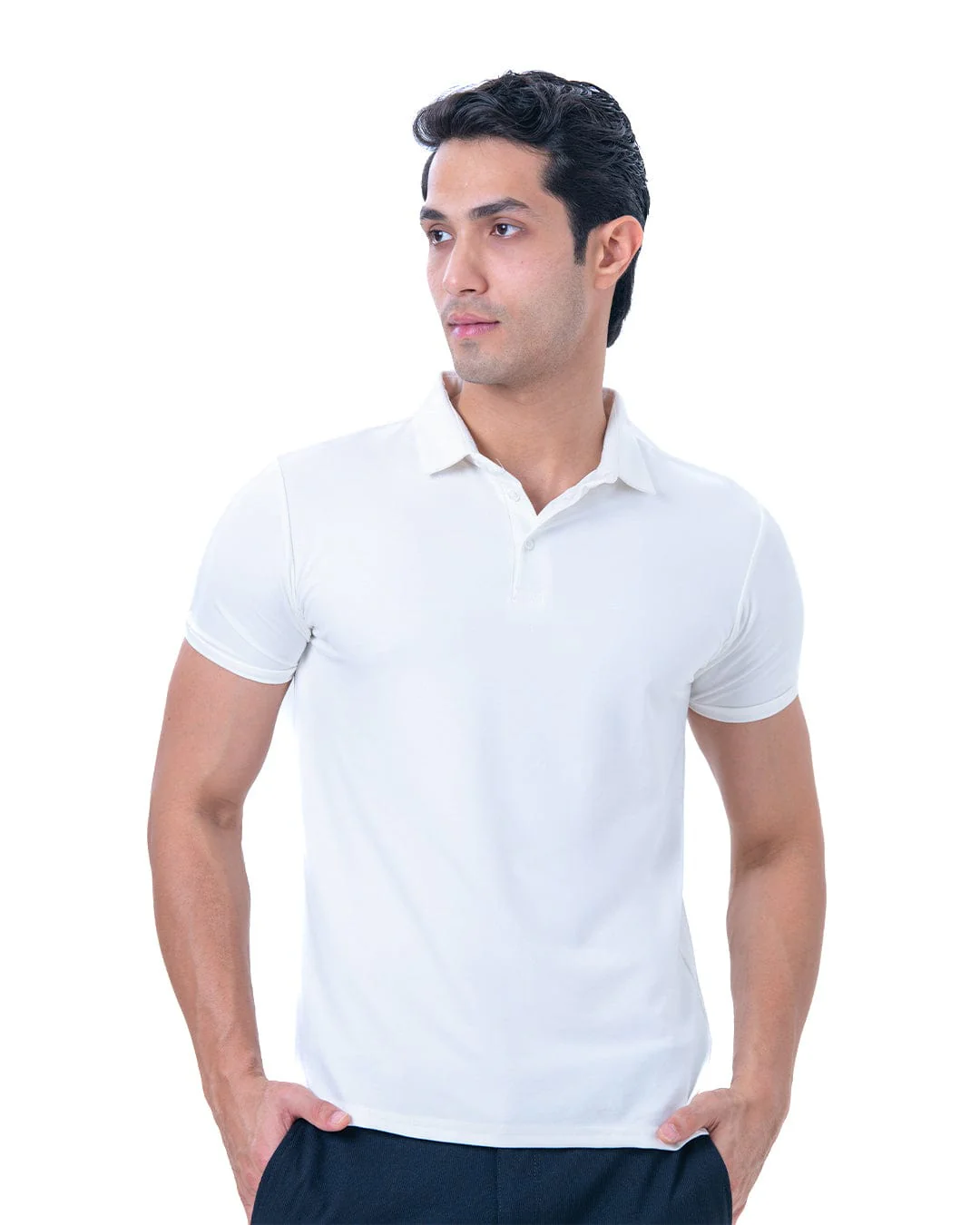 Cardinal Polo Twill- Pearl White - Image 3