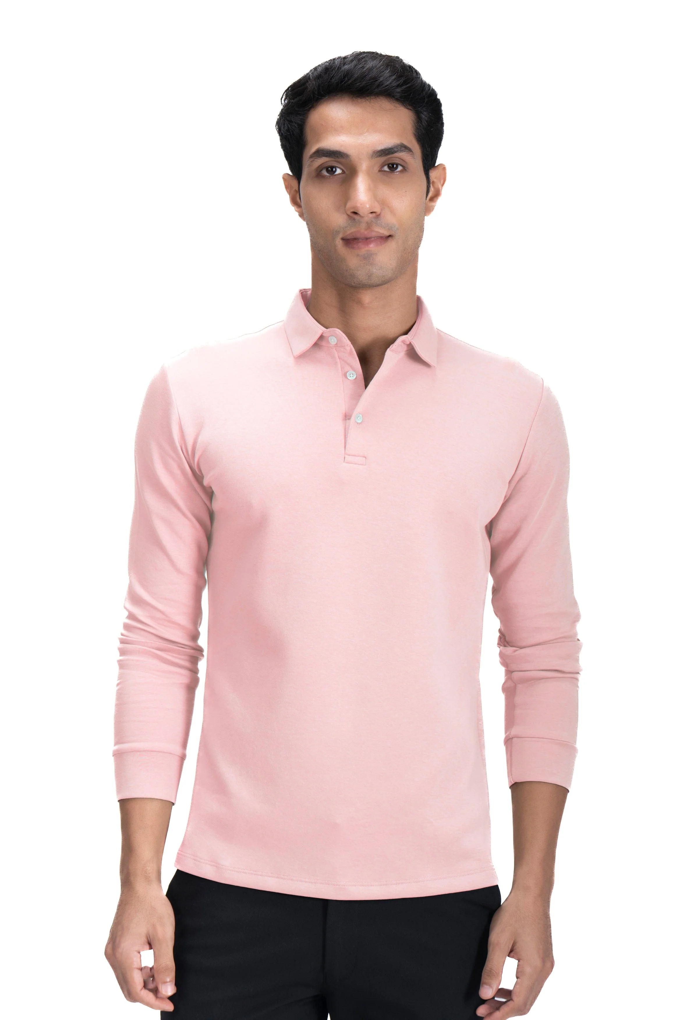 Legacy Polo Sweater- Summer Pink