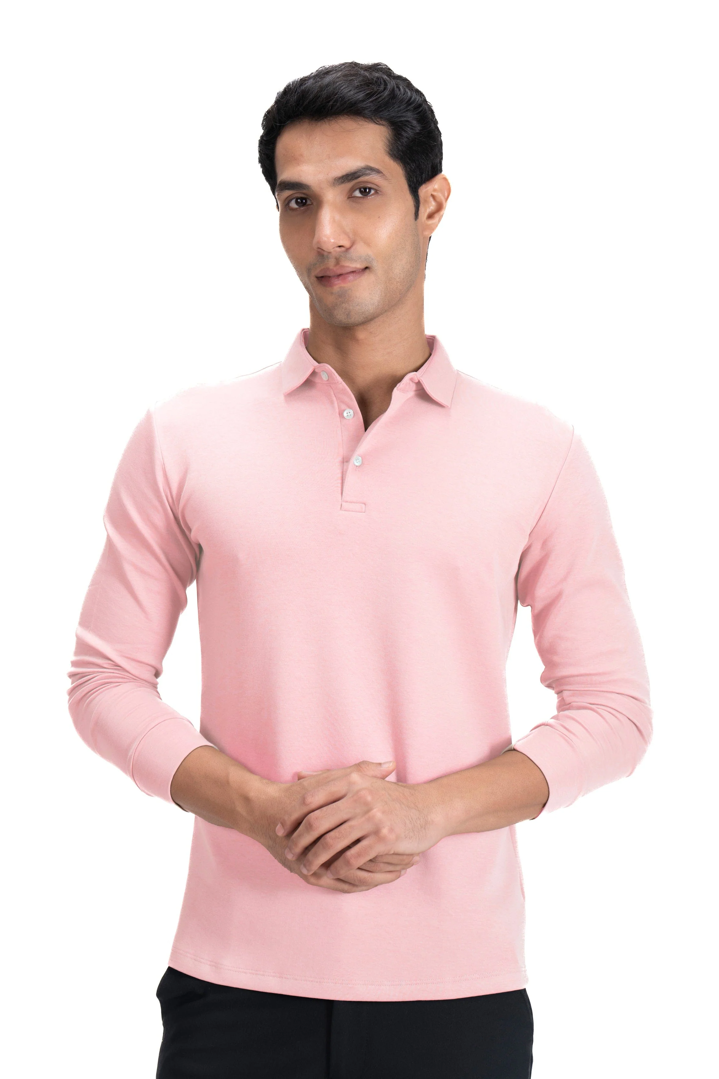 Legacy Polo Sweater- Summer Pink - Image 3