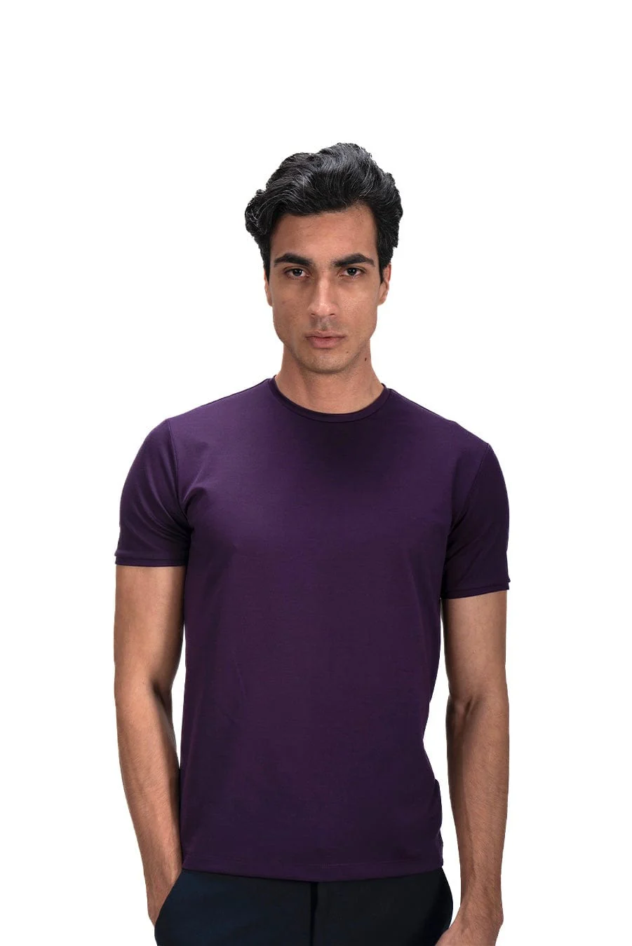 Salient Crew Neck - EggPlant