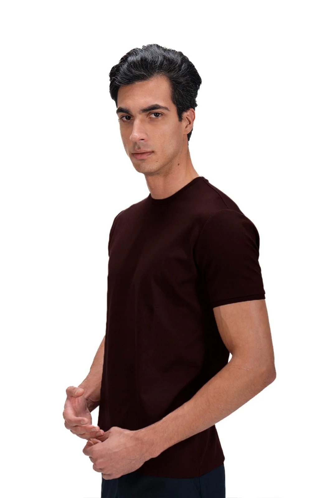 Salient Crew Neck - Dark Coffee - Image 2