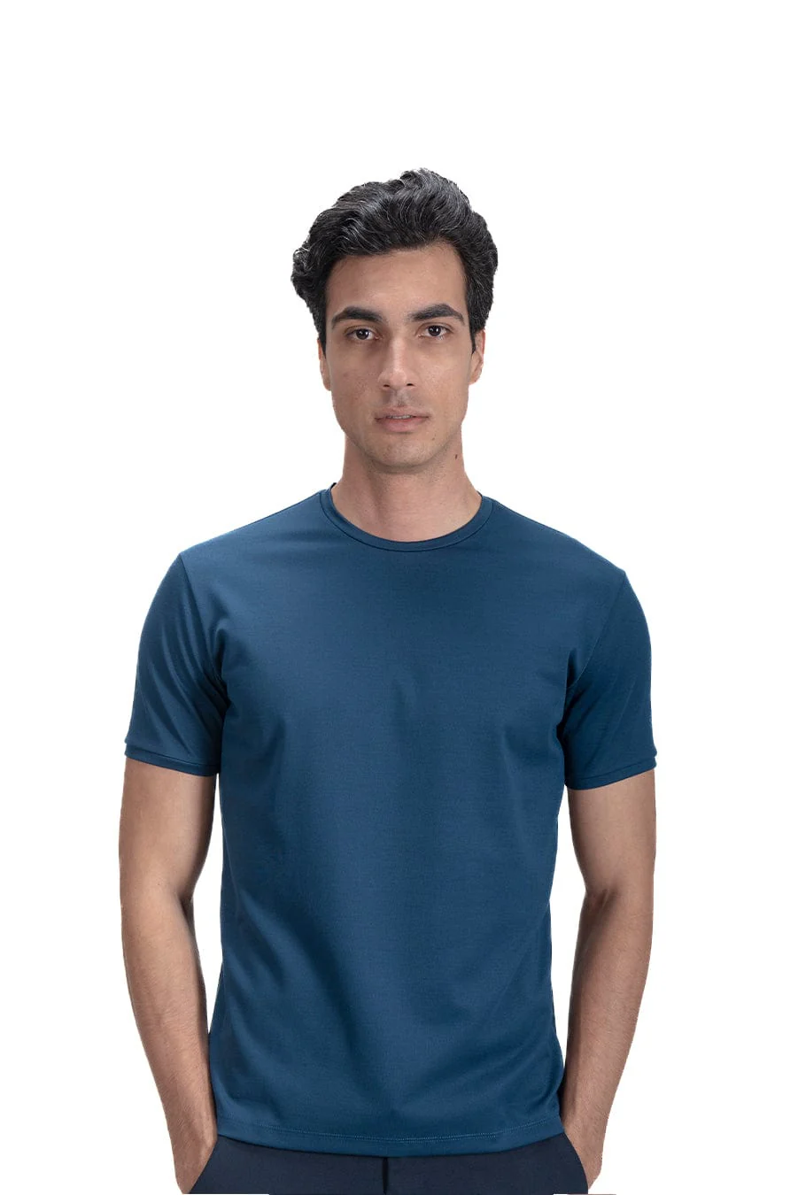 Salient Crew Neck - Deep Teal - Image 4
