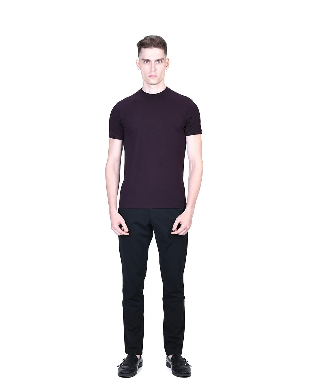 Salient Crew Neck - Deep Wine - Image 4