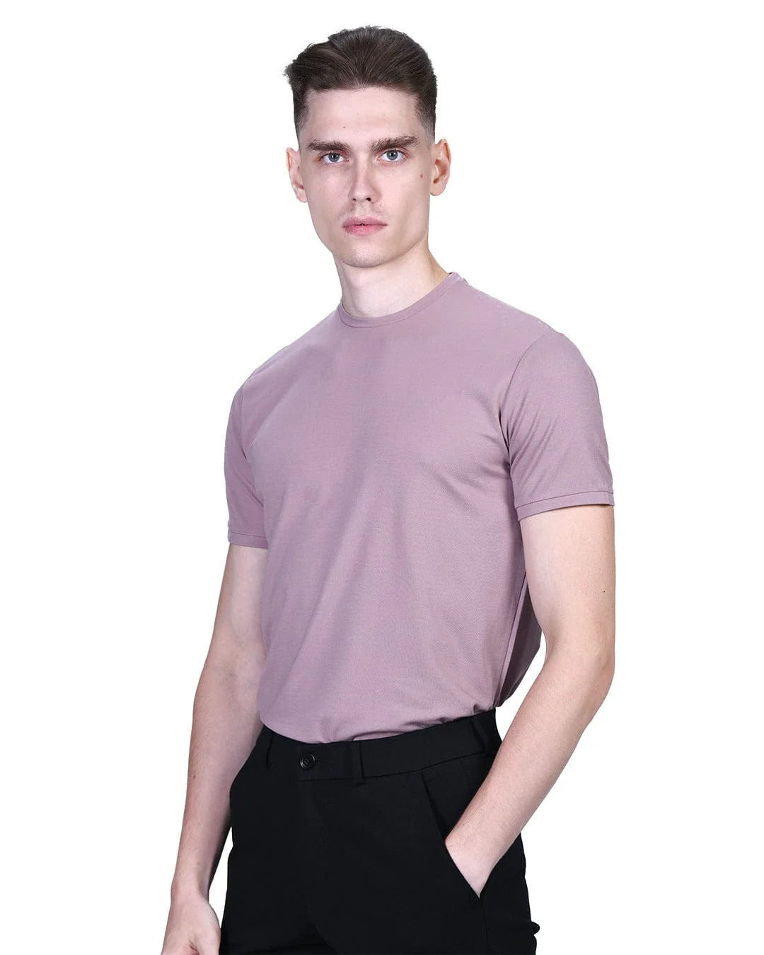 Salient Crew Neck - Mauve - Image 3