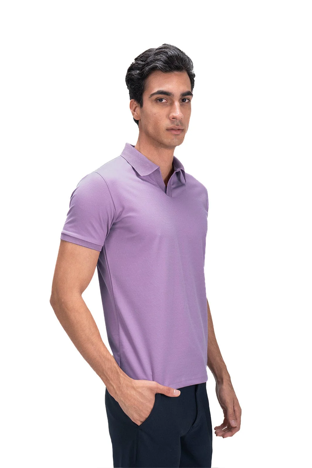 Wing Polo - Lavender Haze - Image 3