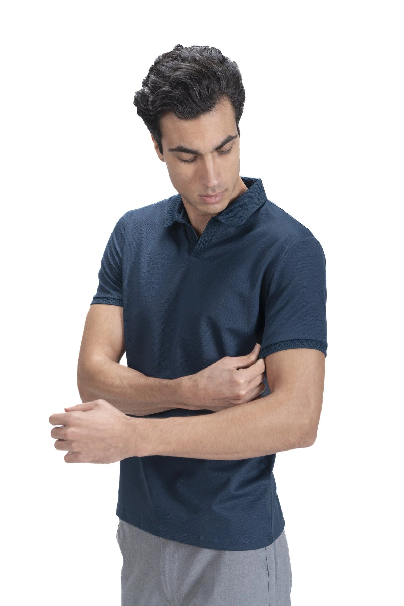 Wing Polo - Deep Teal - Image 3