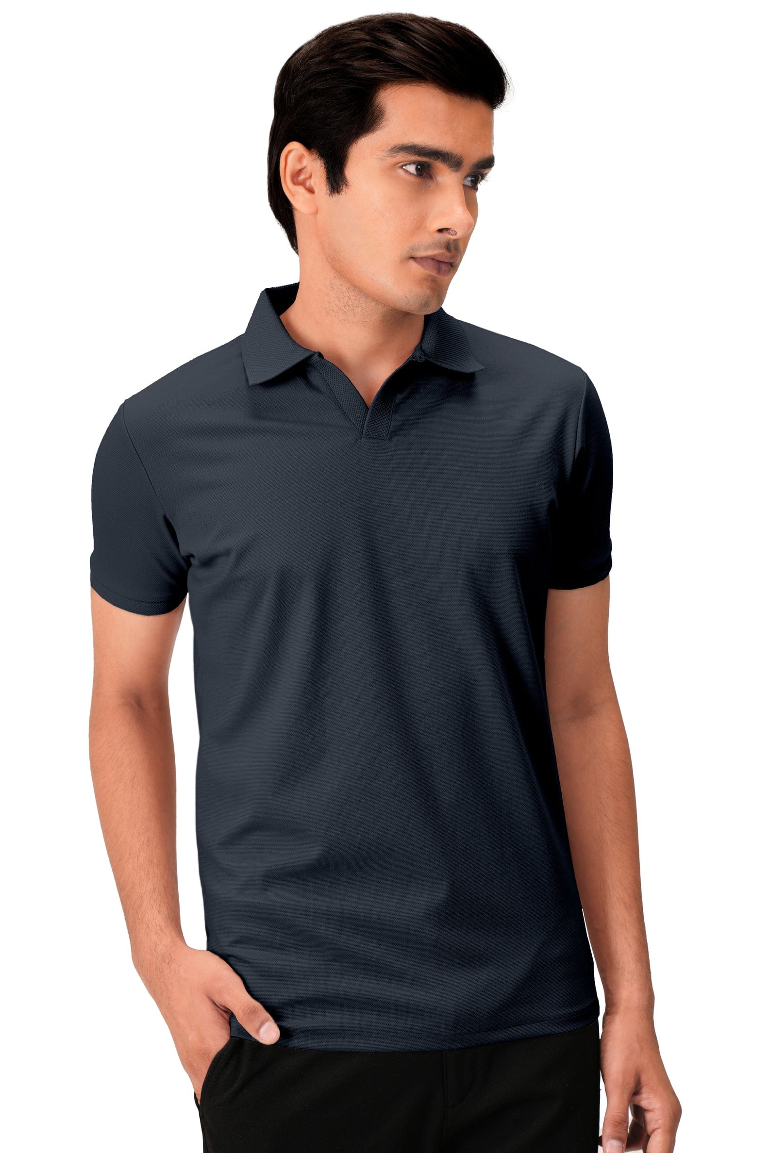 Wing Polo - Dark Grey
