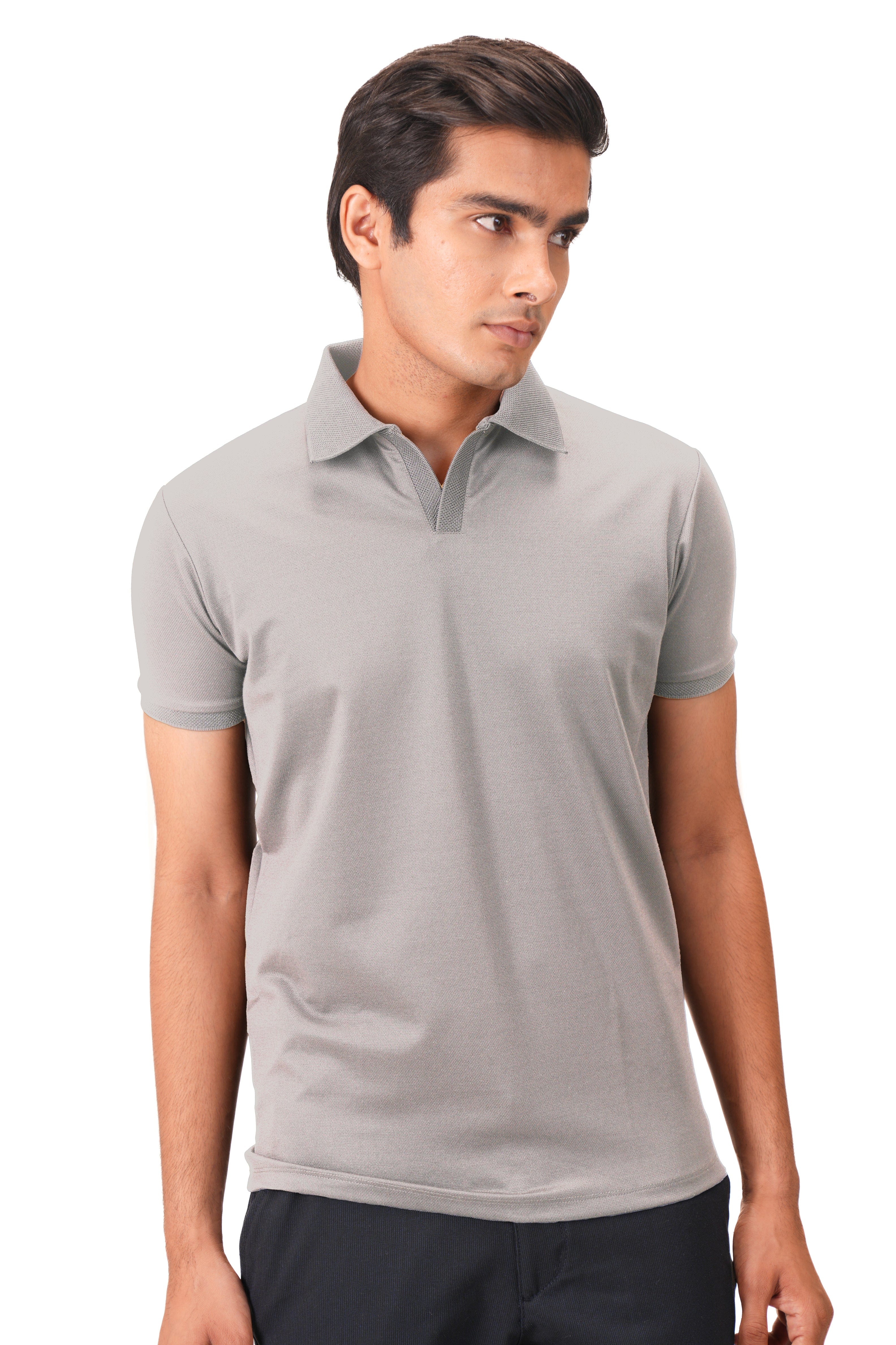 Wing Polo - Slate Grey